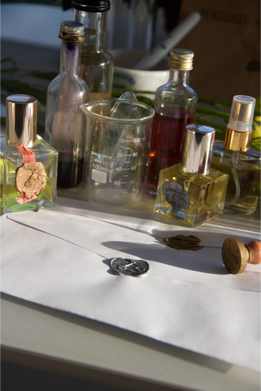 Tania Santos Natural Perfumes in bottles